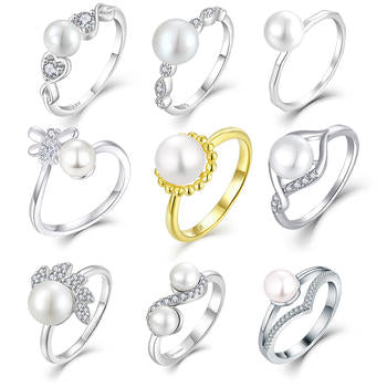 OEM Designer Luxury Love Engagement Ring Jewelry Wedding Rhodium Plated Classic Stone CZ 925 Sterling Silver Rings for Women