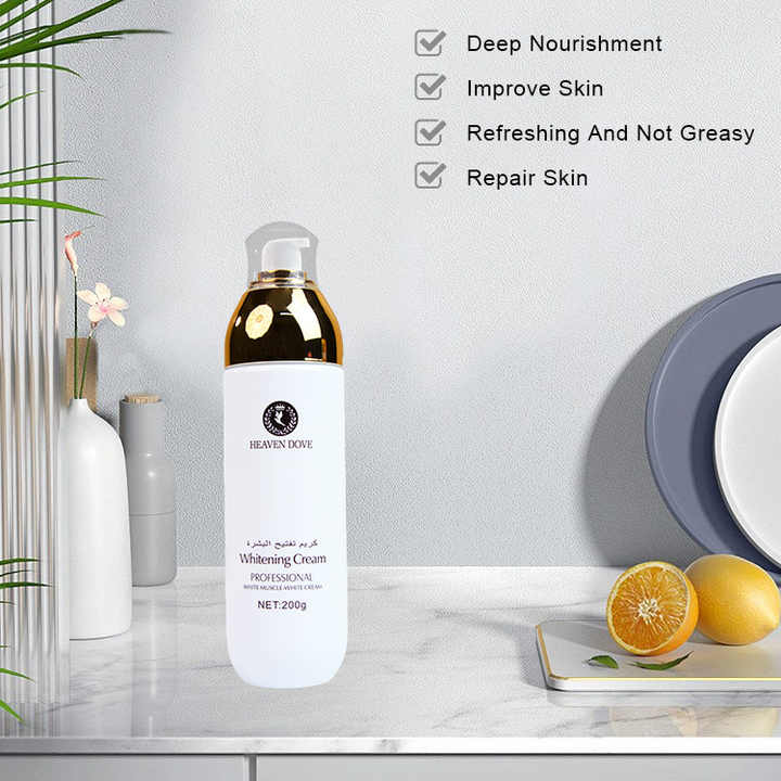 HEAVEN DOVE High Quality Keratin Pearl Essence Quickly Whitening Brightening Body Face Whitening Cream