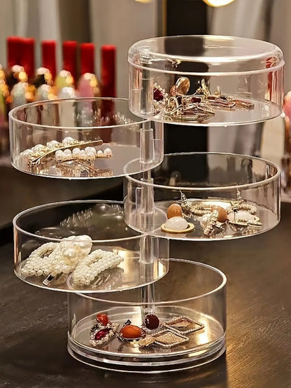 360 Rotatable 5 Layer Jewelry Storage Organize