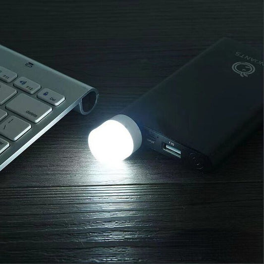 Pack Of 2 - Pocket Mini LED Night Light USB Plug Lamp